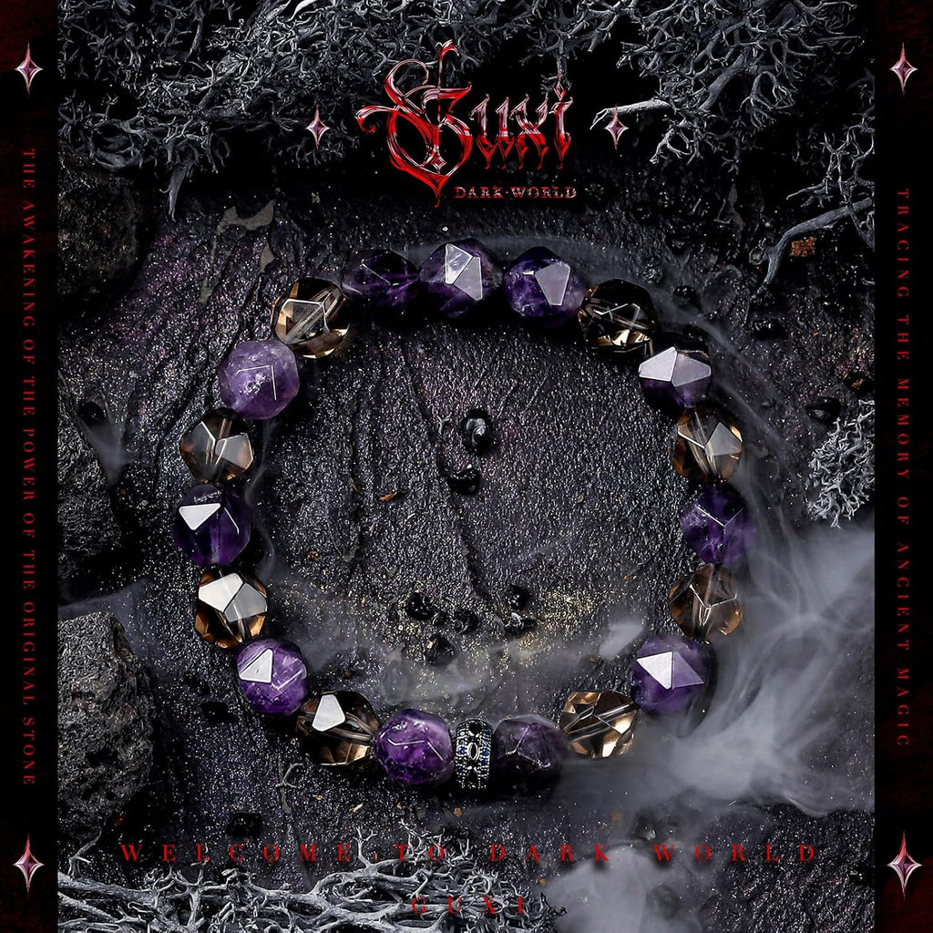 Mystery High Clarity Amethyst Bracelet