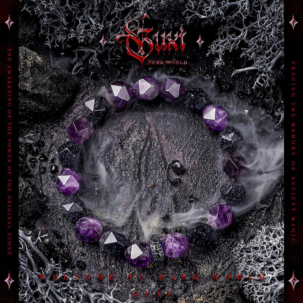 Mystery High Clarity Amethyst Bracelet